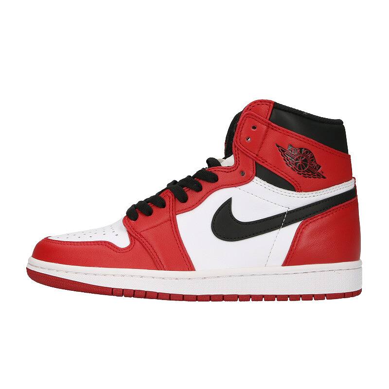 ナイキ/NIKE　サイズ:26cm 【2015】【AIR JORDAN 1 RETRO HIGH OG CHICAGO 555088-101】エアジョーダン1レトロハイオージーシカゴスニーカー(レッド×ホワイト×ブラック)【SB01】【メンズ】【小物】【712102】【中古】bb205#rinkan*A