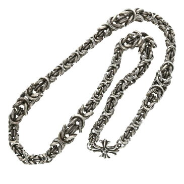 クロムハーツ/Chrome Hearts サイズ:30inch 【BOX BRING/ボックスBリング】シルバーネックレス(シルバー/404.34g)【SS07】【小物】【901012】【中古】bb205#rinkan*B