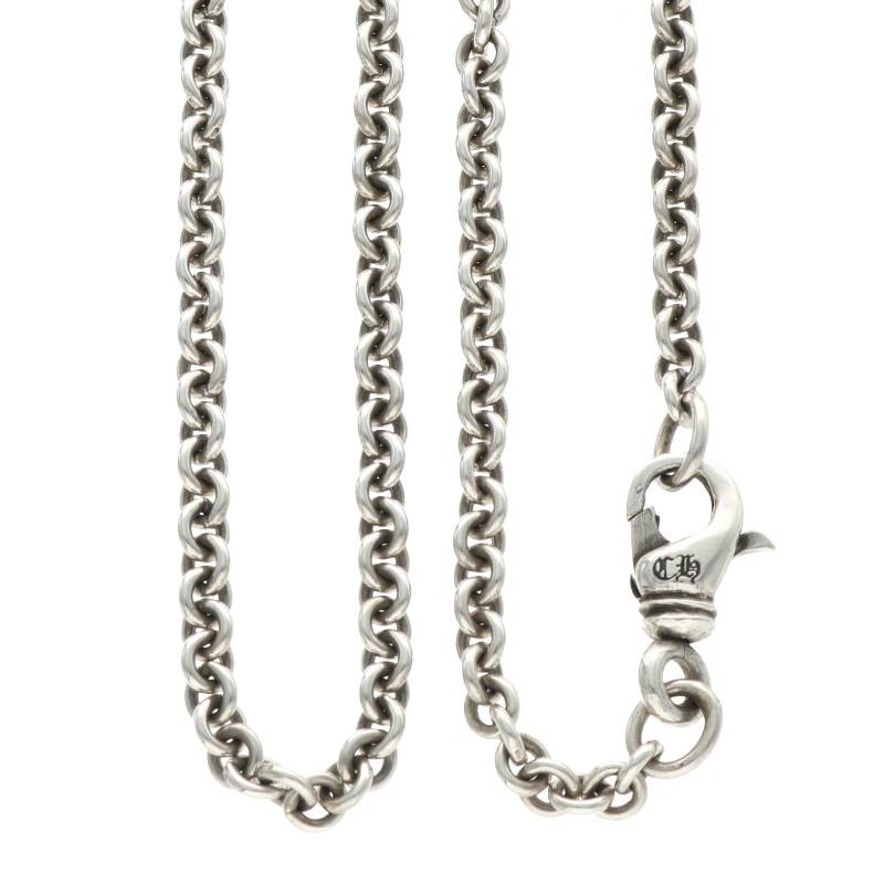 クロムハーツ/Chrome Hearts　サイズ:30inch 【NE CHAIN 30/NEチェーン30inch】シルバーネックレス(シルバー/35.35g)【SS07】【小物】【724012】【中古】bb33#rinkan*B