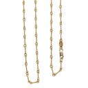 クロムハーツ Chrome Hearts　サイズ:20inch 【22K NECKCHAIN T20 ツイストチェーン20inch】ゴールドネックレス(イエローゴールド 9.22g)【SJ02】【小物】【909012】【中古】bb132#rinkan*B