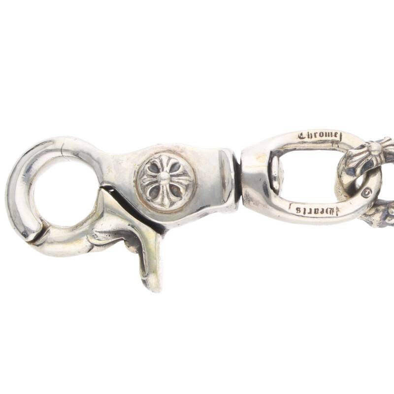 クロムハーツ/Chrome Hearts　サイズ:ロング 【FANCY LONG-2/2クリップロングファンシー】シルバーウォレットチェーン(シルバー/270.46g)【905022】【SJ02】【小物】【中古】bb18#rinkan*B