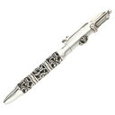 クロムハーツ Chrome Hearts　 4 COLOR PEN CELTIC 4カラーケルティックシルバーボールペン(シルバー 総重量82.09g) 【108022】【SJ02】【小物】【中古】bb33#rinkan*B