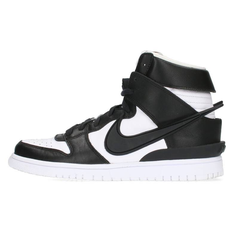 ナイキ/NIKE　×アンブッシュ/AMBUSH サイズ:25.5cm 【DUNK HIGH AMBUSH CU7544-001】ダンクハイスニーカー(ブラック×ホワイト)【927022】【OM10】【メンズ】【小物】【中古】bb10#rinkan*B