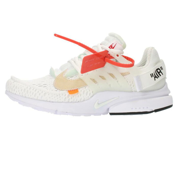 ナイキ オフホワイト/NIKE OFF-WHITE　サイズ:27cm 【AIR PRESTO AA3830-100】エアプレストスニーカー(ホワイト)【118022】【SB01】【メンズ】【小物】【中古】bb326#rinkan*S