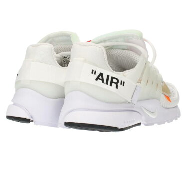 ナイキ オフホワイト/NIKE OFF-WHITE サイズ:27cm 【AIR PRESTO AA3830-100】エアプレストスニーカー(ホワイト)【118022】【SB01】【メンズ】【小物】【中古】bb326#rinkan*S