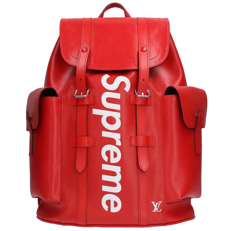 ץ꡼ 륤ȥ SUPREME LOUISVUITTON 17AW LV Christopher Backpack ԥ쥶ꥹȥեå(å) 702122ۡSB01ۡھʪۡšbb355#rinkan*B