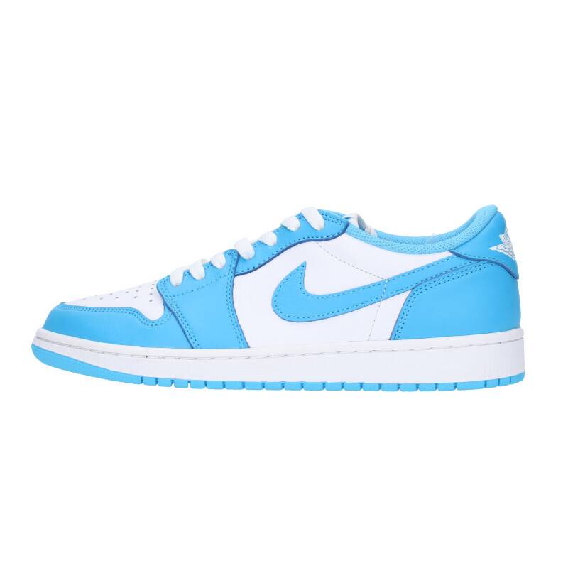 ナイキ NIKE サイズ:27.5cm SB AIR JORDAN 1 LOW QS UNC Eric Koston CJ7891-401 エアジョーダン1ロースニーカー(ライトブルー×ホワイト) 【112032】【SB01】【メンズ】【小物】【中古】bb212 rinkan S