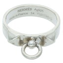 エルメス HERMES　サイズ:13.5号 Collier de Chien PM コリエドシアンPMシルバーリング(シルバー 4.64g)【015032】【SJ02】【小物】【中古】bb294#rinkan*B