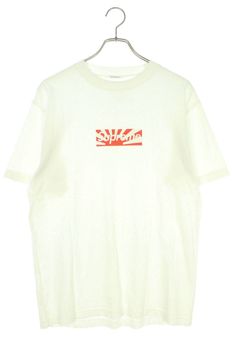 シュプリーム SUPREME サイズ:M 11SS Benefit Box Logo Tee ベネフィットボックスロゴTシャツ(ホワイト)【024042】【SB01】【メンズ】【中古】bb295 rinkan B