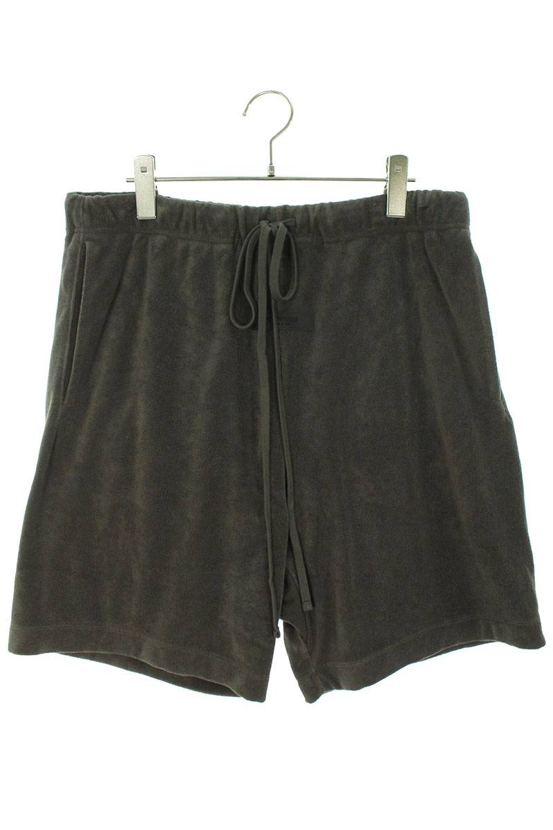 フォグ FOG　サイズ:S ESSENTIALS SHORTS ドローストリングパイルハーフパンツ(グレー)bb411#rinkan*S