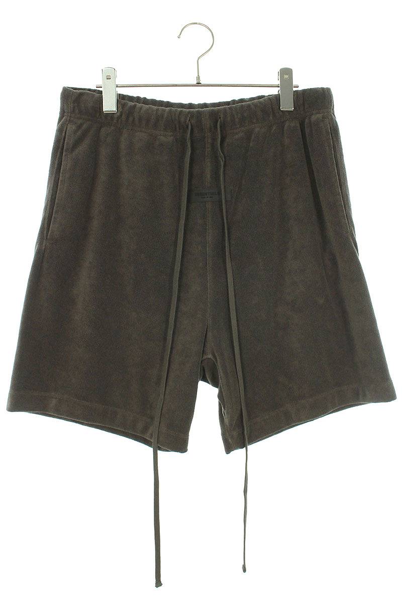 フォグ FOG　サイズ:S ESSENTIALS SHORTS ドローストリングパイルハーフパンツ(グレー調)bb411#rinkan*S