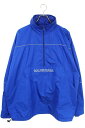 バレンシアガ BALENCIAGA　サイズ:46 556229 TYD33 アノラックナイロンウィンドブレーカーブルゾン(ブルー)【612132】【SS13】【メンズ】【中古】bb377#rinkan*B