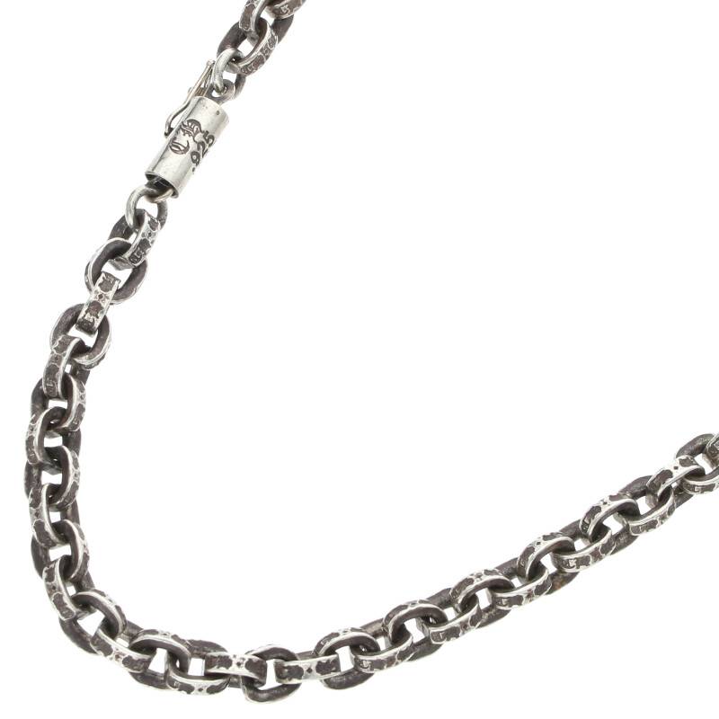 クロムハーツ Chrome Hearts　サイズ:18inch PAPER CHAIN 18 ペーパーチェーン18inch シルバーネックレス(シルバー 33.88g)【028032】【SS13】【小物】【中古】bb30#rinkan*B