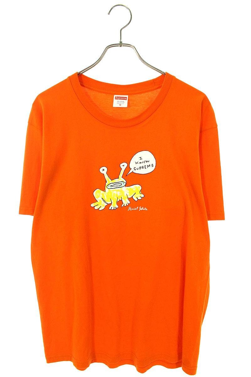 シュプリーム SUPREME サイズ:M 20SS Daniel Johnston Frog Tee ダニエルジョンストンフロッグTシャツ(オレンジ)【415042】【OM10】【メンズ】【中古】bb78 rinkan B