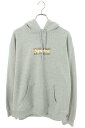 シュプリーム SUPREME　×バーバリー Burberry サイズ:L 22SS Burberry Box Logo Hooded Sweatshirt バーバリーボックスロゴパーカー(グレー)【612132】【SS13】【メンズ】【中古】bb154#rinkan*A