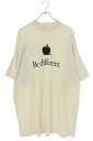 バレンシアガ BALENCIAGA　サイズ:2 22AW 712398 TNVB3 Be different刺繍Tシャツ(オフホワイト)【719032】【FK04】【メンズ】【レディース】【中古】[less]bb131#rinkan*B