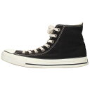 クロムハーツ Chrome Hearts　サイズ:26.5cm CH CONVERSE CANVAS シルバー装飾キャンバスハイカットスニーカー(ブラック×シルバー)【910132】【GZ11】【メンズ】【小物】【中古】bb177#rinkan*B