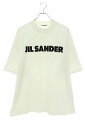 ジルサンダー JILSANDER　サイズ:S JSMP707020 MP248508 ロゴプリントTシャツ(ホワイト×ブラック)bb51#rinkan*B