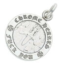 クロムハーツ Chrome Hearts　 CHRM ANGL MDL エンジェルメダルチャーム V1 シルバーネックレストップ(シルバー 6.17g)【621132】【SS07】【小物】【中古】bb24#rinkan*B