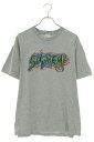 シュプリーム SUPREME サイズ:M 20AW Scratch Tee スクラッチロゴTシャツ(グレー)【024042】【HJ12】【メンズ】【中古】bb2...