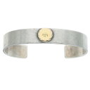 ゴローズ goro's サイズ:M 平打ちブレス M ブレスレット(シルバー×ゴールド 33.19g)【711132】【HJ08】【小物】【中古】bb376#r...