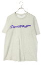 シュプリーム SUPREME　サイズ:M 20AW Futura Logo Tee フューチュラロゴTシャツ(ライトグレー)bb223#rinkan*B