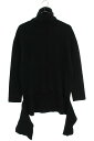 バレンシアガ BALENCIAGA　サイズ:34 446512 T1371 裾カッティングリブタートルネックニット(ブラック)【012132】【BS99】【レディース】【中古】bb317#rinkan*B