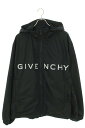 ジバンシィ GIVENCHY　サイズ:52 23AW BM011313YT ロゴナイロンジップアップブルゾン(ブラック)【031132】【SB01】【メンズ】【新古品】bb20#rinkan*N