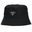 プラダ PRADA サイズ:M 2HC137 RENYLON三角ロゴプレートバケットハット(ブラック)【031132】【SB01】【小物】【新古品】bb20#r...