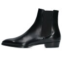セリーヌ CELINE サイズ:42 353673174C ドラッグストアサイドゴアチェルシーブーツ(ブラック)【612132】【SS13】【メンズ】【小物】【...