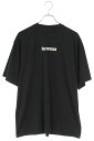 バレンシアガ BALENCIAGA　サイズ:XS 657027 4B8B5 ロゴメッシュSWIMTシャツ(ブラック)【212132】【NO05】【メンズ】【中古】[less]bb205#rinkan*B