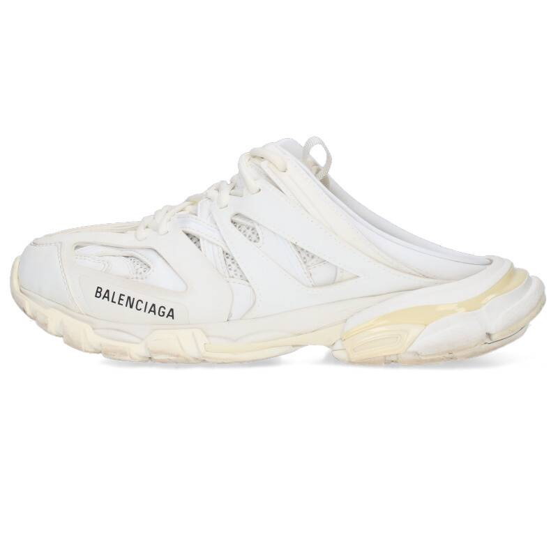 バレンシアガ BALENCIAGA　サイズ:40 653814 TRACK MULE トラックミュールサンダル(ホワイト)【311042】【BS99】【メンズ】【小物】【中古】bb411#rinkan*B