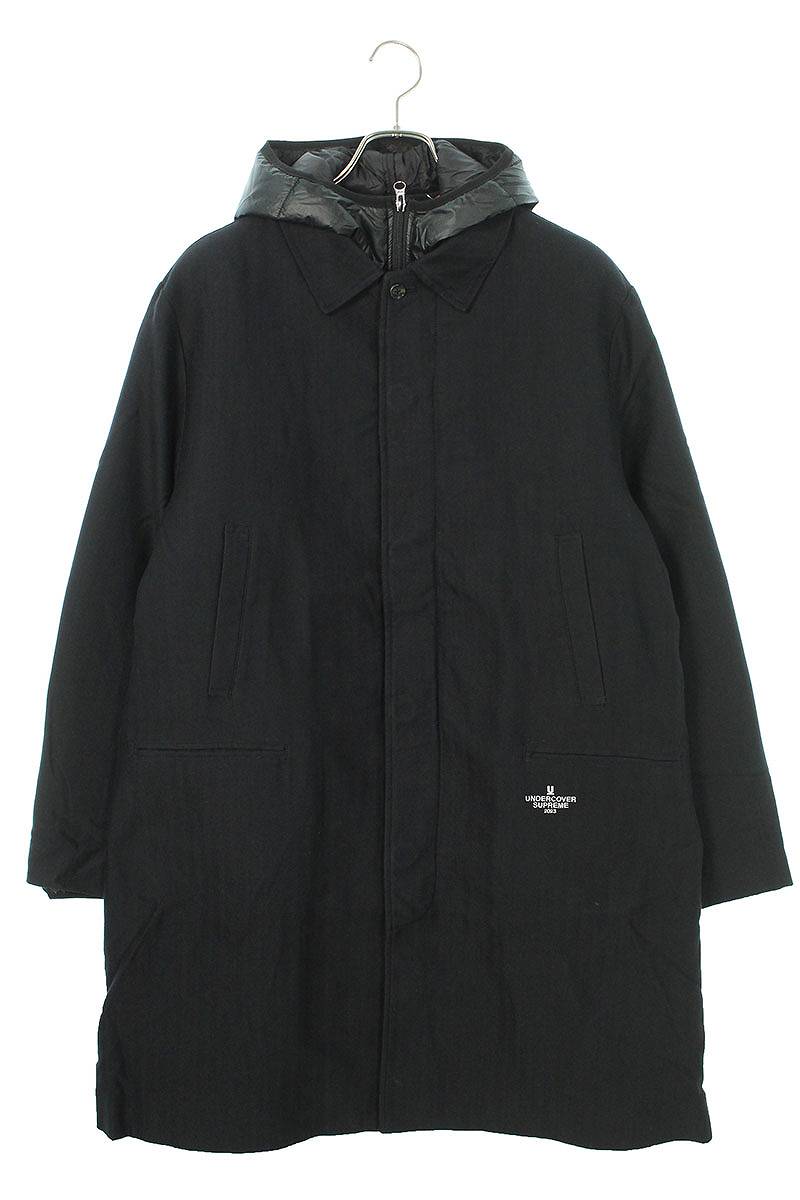 シュプリーム SUPREME ×アンダーカバー UNDERCOVER サイズ:M 23SS Trench Puffer Jacket パファートレンチコート(ブラック)【321042】【SB01】【メンズ】【中古】bb187 rinkan A