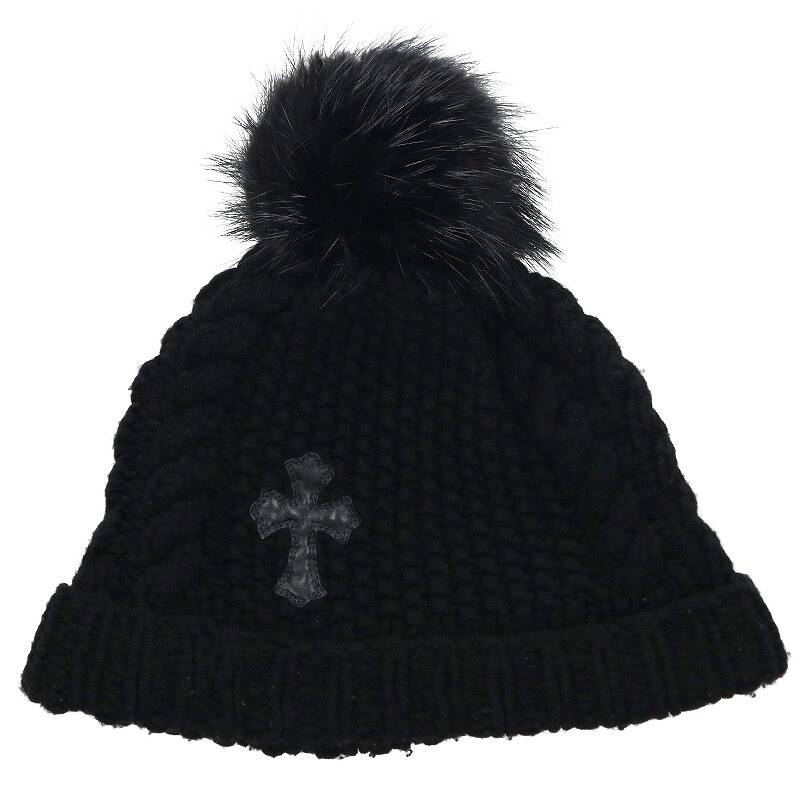 ϡ Chrome Hearts:ONE SIZE BEANIE CASH 쥶ѥåӡˡ 쥶ѥåܥܥեߥ˹(֥å)421042ۡNO05ۡھʪۡšbb390#rinkan*B