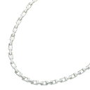 ティファニー TIFFANY&Co.　サイズ:20inch Tチェーン ナローシルバーネックレス(シルバー 34.89g)【521042】【SS13】【小物】【中古】bb30#rinkan*B