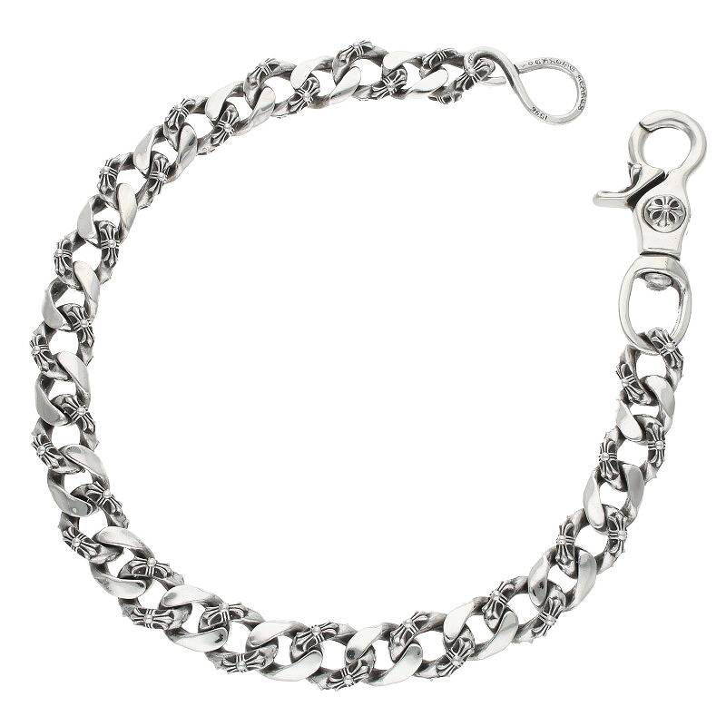 クロムハーツ Chrome Hearts　サイズ:ロング FANCY LONG-1 1クリップロングファンシー シルバーウォレットチェーン(シルバー 213.16g)【521042】【SS07】【小物】【中古】bb169#rinkan*B