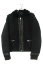 ディオールオム Dior HOMME　サイズ:46 04AW 4HH1045569 Victim期 ムートンファーカラー ウールブルゾン(ブラック)【102042】【BS99】【メンズ】【中古】bb409#rinkan*B