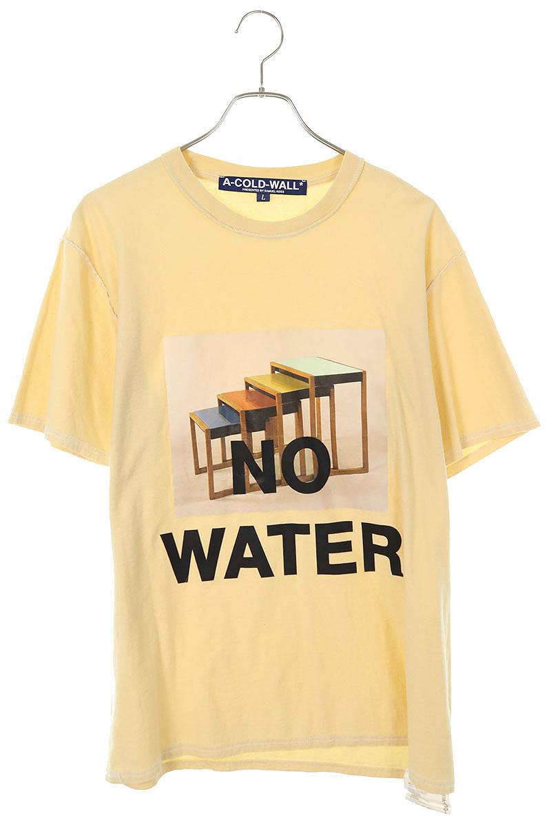 アコールドウォール A-COLD-WALL　サイズ:L インサイドアウトフロントプリントTシャツ(ベージュ)bb324#rinkan*B
