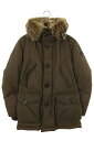 モンクレール MONCLER　サイズ:1 CHATEAUBRIANT シャトーブリアン ファーフードダウンジャケット(カーキ)【902042】【BS99】【メンズ】【中古】bb51#rinkan*Cの商品画像