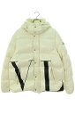 ヴァレンティノ VALENTINO　×モンクレール MONCLER サイズ:54 QV0CN00ACUX VLTNロゴダウンジャケット(ホワイト)【612042】【BS55】【メンズ】【中古】bb216#rinkan*B