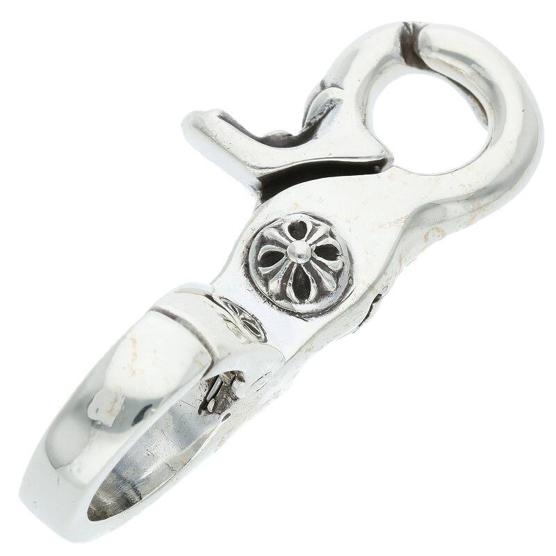 クロムハーツ Chrome Hearts QUICK CLIP CROSS BALL クイッククリップクロスボール シルバークリップ(シルバー 53.04g)【612042】【OS06】【小物】【中古】bb359 rinkan B