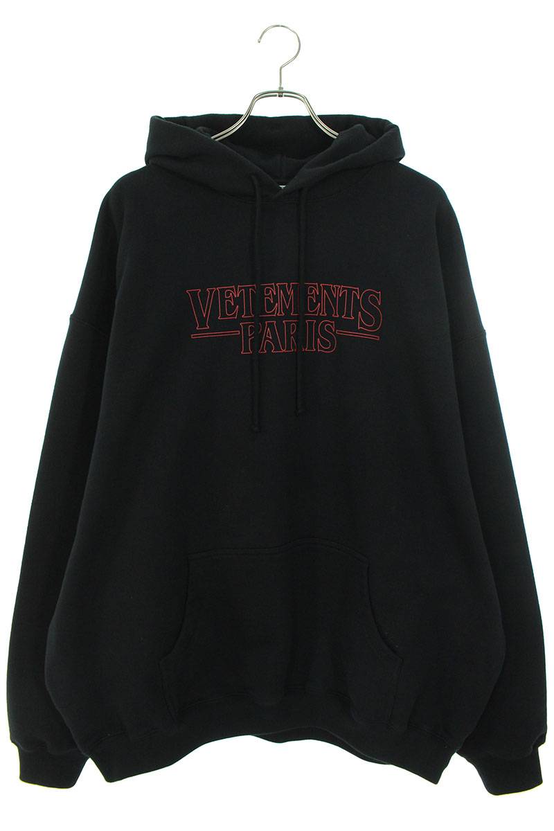 ȥ VETEMENTS:S 23AW UE54HD500B PARISץȥѡ(֥å)812042ۡSB01ۡڥ󥺡ۡšbb380#rinkan*B