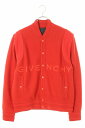 ジバンシィ GIVENCHY　サイズ:S BM00R64Y82 ロゴバーシティブルゾン(レッド)【422042】【BS99】【メンズ】【中古】bb396#rinkan*A