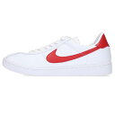 ナイキ NIKE サイズ:26.5cm BRUIN LEATHER MARTY MCFLY826670-160 スニーカー(ホワイト×レッド)【822042】【SB01】【メンズ】【小物】【中古】bb216 rinkan B