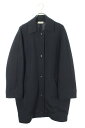 バレンシアガ BALENCIAGA　サイズ:XS 436415 TOKO4 ボンディングステンカラーコート(ネイビー)【103042】【BS99】【レディース】【中古】bb317#rinkan*B