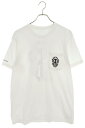 クロムハーツ Chrome Hearts　サイズ:L CH T-SHRT 1 バックダガー英字プリントTシャツ(ホワイト)【103042】【SJ02】【メンズ】【中古】bb17#rinkan*B