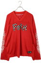 クロムハーツ Chrome Hearts サイズ:L PPO MESH WARM UP JERSEY MATTY BOY FORMプリントメッシュ長袖カットソー...