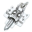 クロムハーツ Chrome Hearts　 3TRINKETS スリートリンケッツペンダント シルバーネックレストップ(シルバー 23.44g)【503042】【NO05】【小物】【中古】bb131#rinkan*B