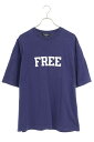 バレンシアガ BALENCIAGA　サイズ:S 612966 TKVD3 FREEパッチオーバーサイズTシャツ(パープル)【603042】【OM10】【メンズ】【中古】bb51#rinkan*A