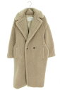 マックスマーラ MaxMara　サイズ:S 701440800005 テディベアボアコート(ベージュ)【803042】【BS99】【レディース】【中古】bb187#rinkan*A